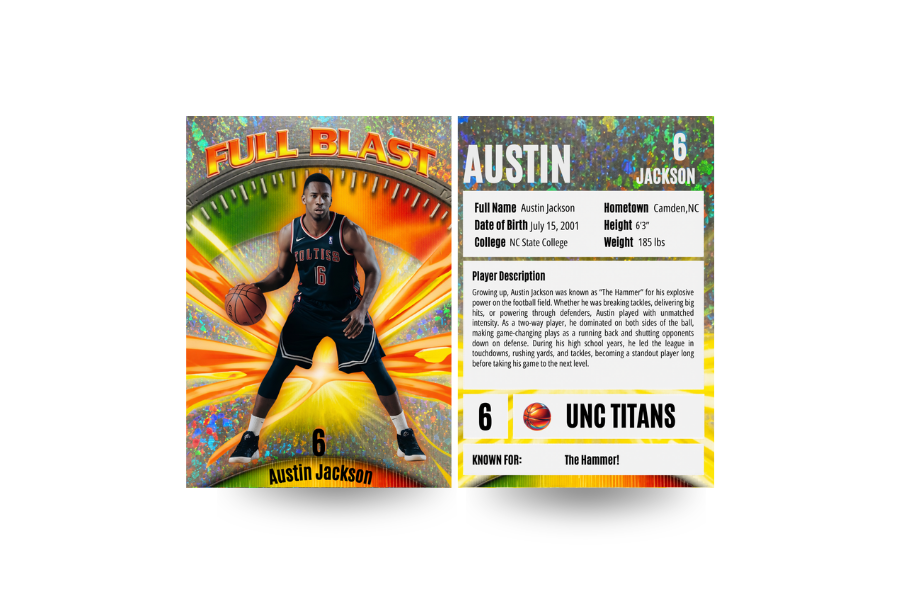 Full Blast Sports Card