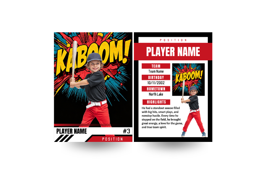 Kaboom Sports Card