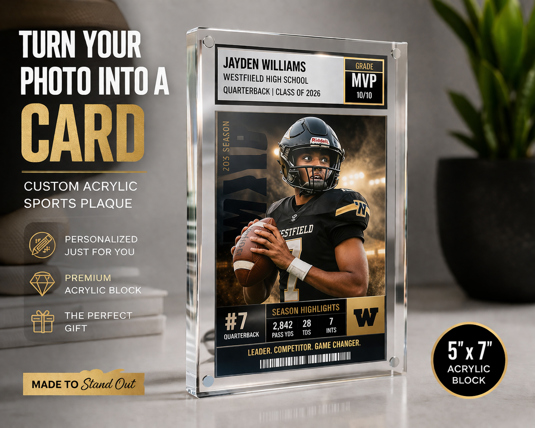 The Modern Trophy: Why Acrylic Blocks are the Ultimate Gift for Sports Fans