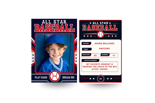 All Star Baseball Card