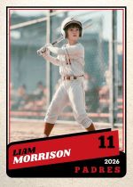 Vintage Baseball Trivia Card