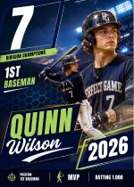 Neon Blitz Custom Sports Card